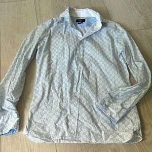 Hackett London S small slim fit new without tags floral dress shirt​​​​​